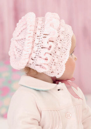 Baby’s Bonnets and Helmet in Sirdar Snuggly Pearls DK - 4549 - Downloadable PDF