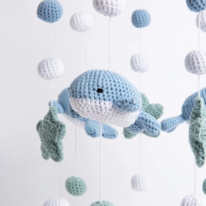 Wool Couture  Whale & Starfish Baby Mobile Crochet Kit