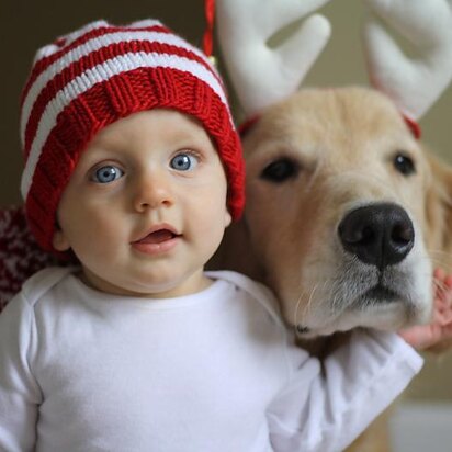 Knit Christmas Stocking Hat