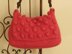 Knit and Felted Purse - Berry Bag