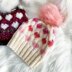 Heart Slouchy Beanie Hat