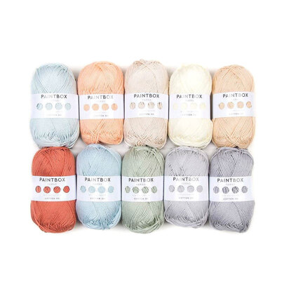 Paintbox Yarns Cotton DK 10 Ball Colour Pack