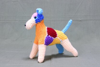 Wire fox terrier amigurumi / ワイヤーフォックステリア あみぐるみ