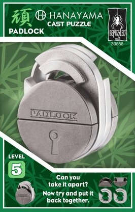 University Games Hanayama Cast Puzzles - Padlock Level 5
