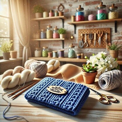Crochet Card Holder Pdf + Video Tutorial