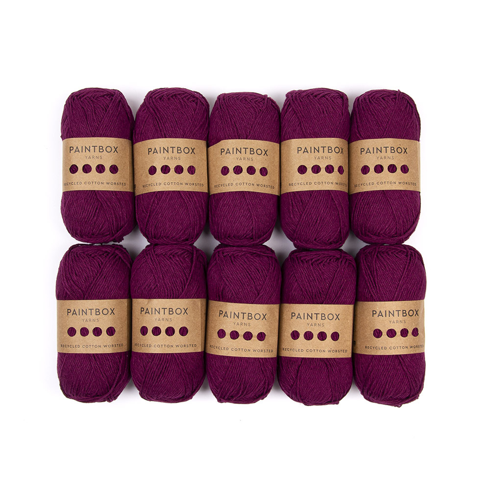 Paintbox Yarns Recycled Cotton Worsted 10 Ball Value Pack - view 2
