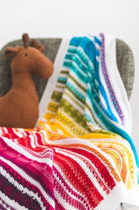 Baby Rainbow Sampler Blanket 2