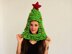 Crochet Christmas tree hat