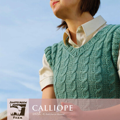 Calliope Vest in Juniper Moon Moonshine - Downloadable PDF