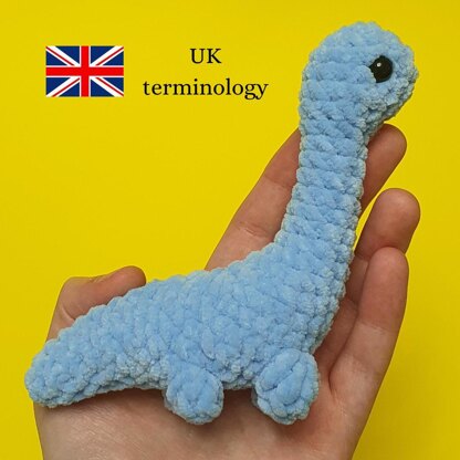 No-Sew Brontosaurus. UK terminology