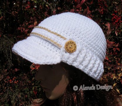 Visor Beanie with Ribbed Brim