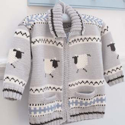 "Gabriel Jacket" - Jacket Knitting Pattern For Babies in Debbie Bliss Cashmerino DK - CMC15