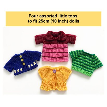 Assorted tops for 10 inch dolls - 19093