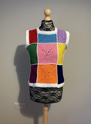 Granny Square Vest