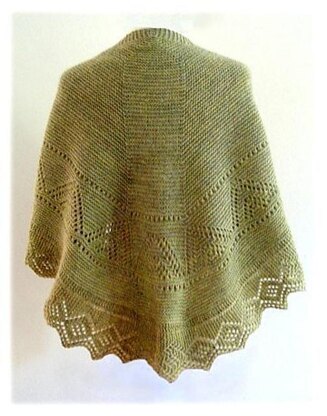 K494-Mountain Breeze Faroese Shawl