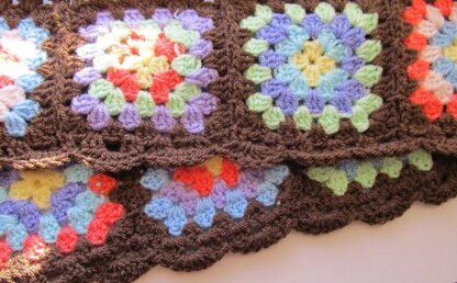 Granny Square Scarf