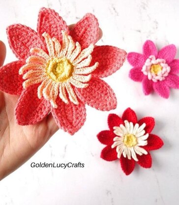 Dahlia Flower Applique