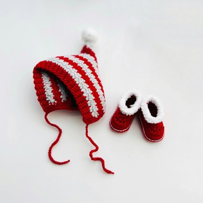 Crochet Elf Girl, amigurumi elf doll with clothes