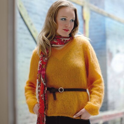 Brownie Sweater in Rowan Kidsilk Haze - Downloadable PDF