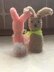 DK knitting pattern easy beginner garter stitch Easter creme egg bunny