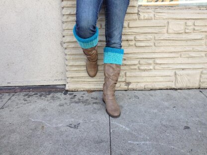 Color Block Boot Cuffs