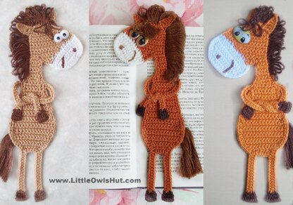 025 Horse bookmark Ravelry