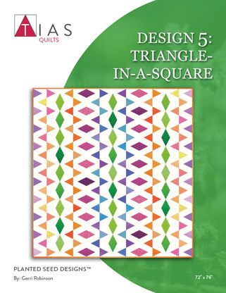 Riley Blake Triangle-In-A-Square Quilt 5 - Downloadable PDF
