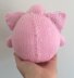 Jigglypuff pokemon toy amigurumi