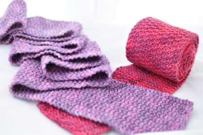Modified Moss Stitch Scarf