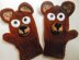 Teddy Bear Mittens Knit