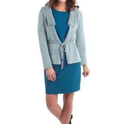 Lace Collared Jacket - knitting pattern