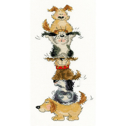 Bothy Threads Top Dog Cross Stitch Kit - 14 x 27cm