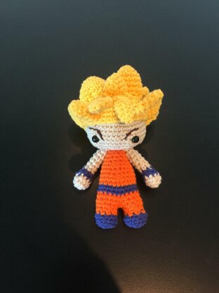 Amigurumi Anime Saiyan Doll