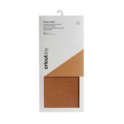 Cricut Joy Smart Label Writable Paper - Kraft Brown