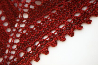 Picot Bind-Off Kerchief