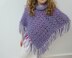 Bulky & Quick Lace Fringe Poncho