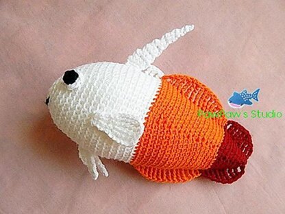 Amigurumi Orange Firefish Pattern No.24
