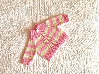 Striped Love Baby Sweater