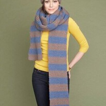 Hat and Scarf Set in Lion Brand Jiffy - 70065A