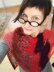 Vermillion shawl