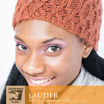 Lauder Hat & Fingerless Mitts in Juniper Moon Herriot Great