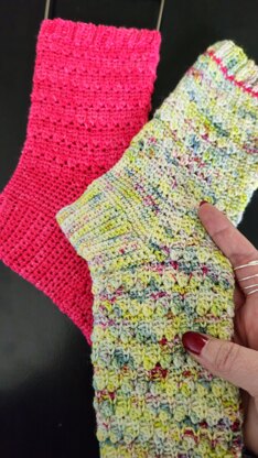 Runway Crochet Socks
