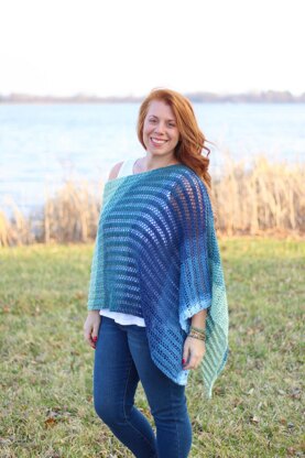 Easy Breezy Knit Poncho