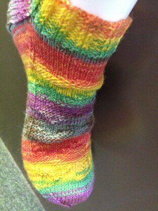 Little Zig Big Zag 4ply Socks