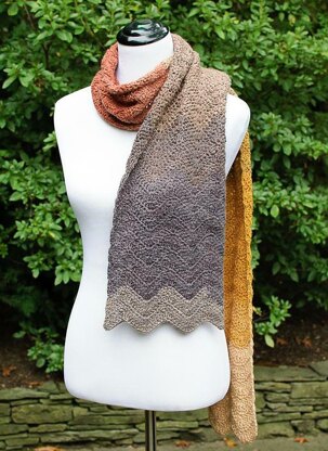 Autumn Ripple Scarf