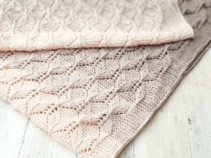 Lacy Baby Blocks Blanket
