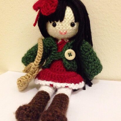 Amigurumi Autumn Girl Doll