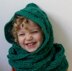 Scoodie Hooded Scarf Cable and Cluster