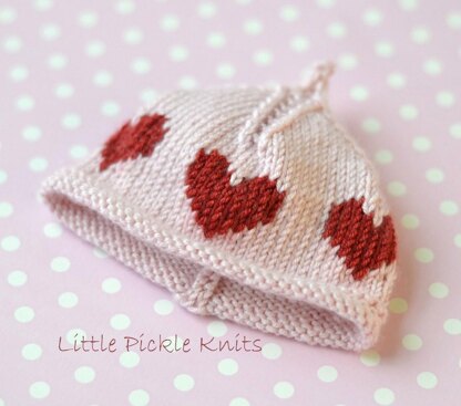 Baby beanie 'Little Hearts'