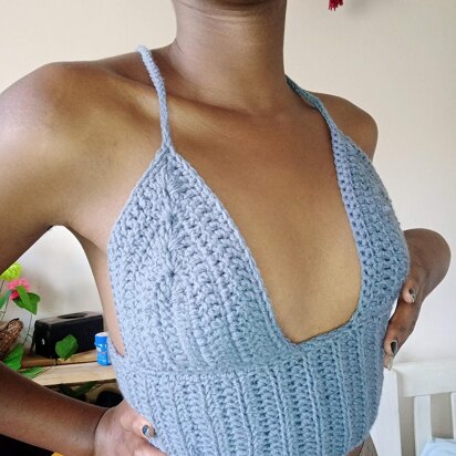 STARSEA Bralette - Crochet Pattern - Elastic Summer Bikini Top